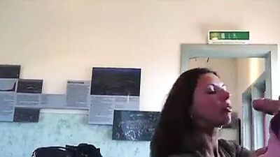 Teacher gets Fucked While Students are Outside