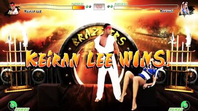 Keiran Lee vs Katsuni Adult Fighting Game