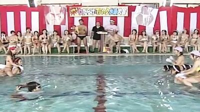 JAV Pool Games 36 Women Capture the Bikini Top Subtitles