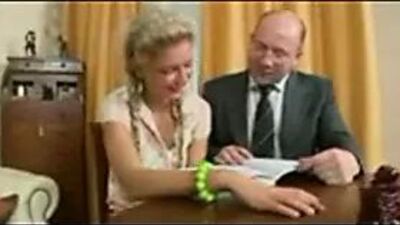 Russian Student Girl with Private Teacher