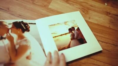 Весільна фотокнига — «Принтбук Преміум» у твердій обкладинці