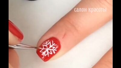 Une superbe manucure d'hiver !