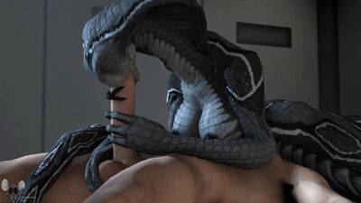 3D Yiff por Connivingrant - Pornografia furry - Sexo E621 FYE - Heterossexual - Scalie - Rapariga-cobra - XCOM Viper R34 - Broche - Garganta profunda