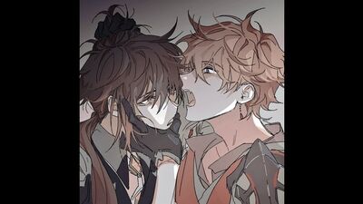 [Genshin Impact; Tartaglia i Zhongli]