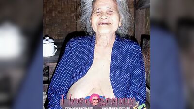 Ilovegranny Old Wrinkled Grannies with Her Hairy Pussy