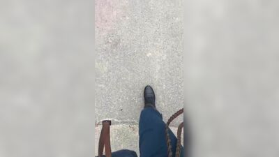 Equestrian Showing off Sexy Boots and Beautiful Horse