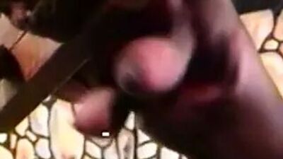 Ebony gets Tit Slapped Hard