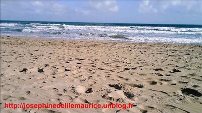 Josephine of Mauritius Island Pee at Cap Dagde in Winter