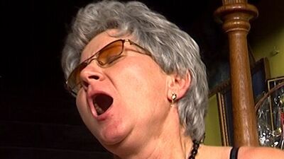 Screaming Granny She Moans so Loud While Fucking