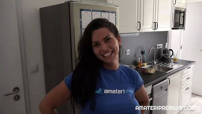 Hot Brunette Picked up for Sex on Dating Site