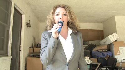 Reporter Strips Naked While Being Filmed on Tv