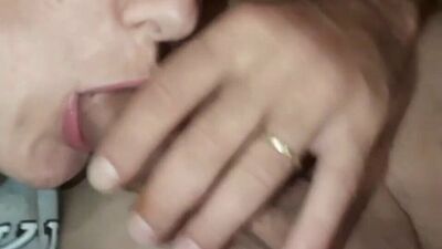 A Long Blowjob with My Hot Cum in Her Mouth