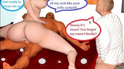 3D Comic Slut Wife Invites Boss Home Cuckold Watches Part 3