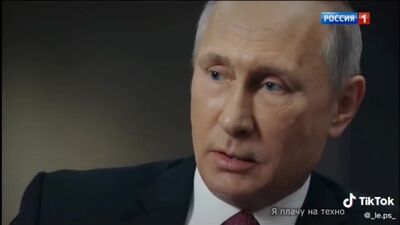 Putin canta «Choro ao som do techno»