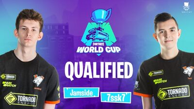 Jamside та 7ssk7 пройшли до фіналу Fortnite World Cup!