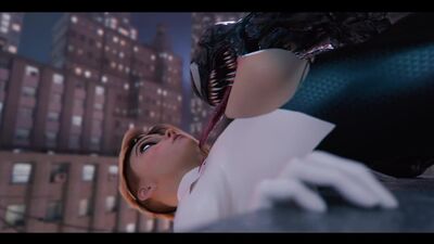 Spider-Gwen X Venom (Marvel: sexo)