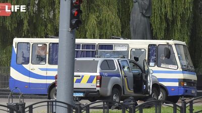 Porwanie zakładników w autobusie w Łucku