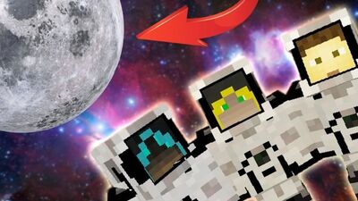 [The Parnisha] PARKUR DO KSIĘŻYCA w grze Minecraft #1