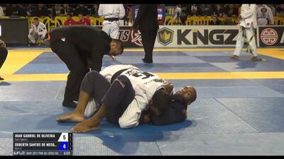 Joao Gabriel De Oliveira contre Erberth Santos De Mesquita - Championnat Pan-Am de jiu-jitsu IBJJF 2017