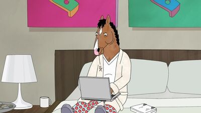 «БоДжек Хорсмен» сериалынан үзінді / Шрифттермен ойнау