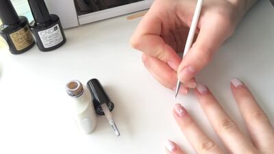 Тырнақ өнері! Ай маникюры! Мөлдір жүрек. (Тырнақ өнері дизайндары)