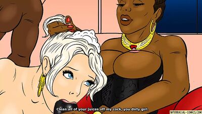 Um bom vídeo animado inter-racial