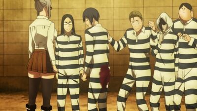 Bez cenzury | Szkoła-więzienie, odcinek 3 [AniDub] | Prison School, odcinek 3 | Szkoła o zaostrzonym rygorze, rosyjskie dubbingowanie, BDRip