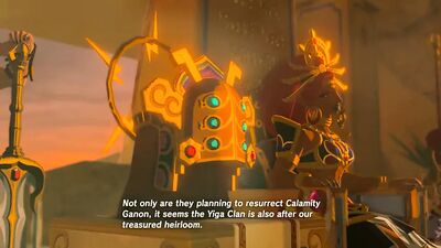 Zelda e Urbosa si divertono insieme