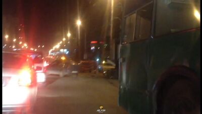 Wypadek z udziałem wielu pojazdów na ulicy Koszurnikowa 31 października