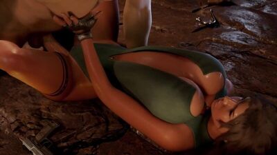 Les ruines de la jungle de Lara - Porno 3D / 3Dポルノ