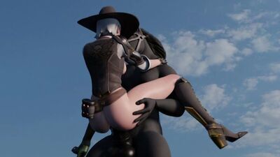 Ashe X Horseman — 3D-порно / 3Dポルノ