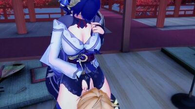 Raiden ~ Sara - Regra 34 \ Pornografia Genshin Impact [18+]