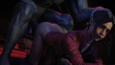 Claire Redfield Mr. X Doggy Style - 3D Porn / 3Dポルノ