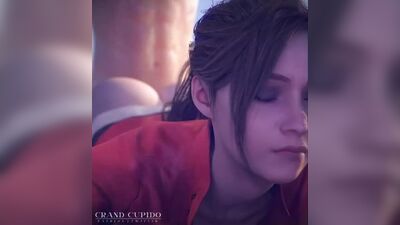 Claire Redfield - a lo perrito; corrida interna; orgasmo; culo grande; porno hentai 3D; [Resident Evil]