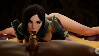 (Звук) Мінет від Viper [Valorant; порно; хентай; мінет; R.34; Rule34; секс; SFM; порно; хентай; Valorant]