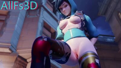 (Sound)Tracer : branlette avec les pieds en POV [Overwatch ; porno ; hentai ; fétichisme des pieds ; pieds ; domination féminine ; R34 ; sexe ; SFM ; porno ; sexe ; fétichisme des pieds ; hentai ; Overwatch ; 3D]