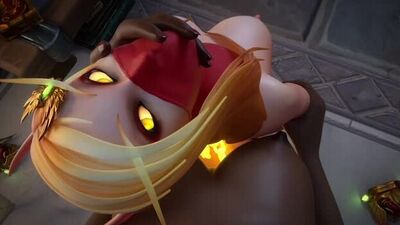 (Дыбыс) Blood Elf футанари әйел нұсқасы 3 [World of Warcraft;WoW;Porn;Pov;Hentai;Dickgirl;Sex;R.34;Sfm;порно;хентай;варкрафт]
