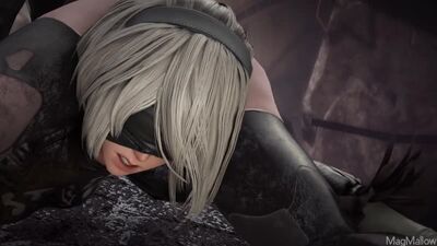 (Sonido) Fisting lésbico entre Yorha 2B y A2 [Nier: Automata; Porno; Hentai; Yuri; Anal; Coño; Culo; R34; Sexo; SFM; porno; sexo; hentai; yuri]