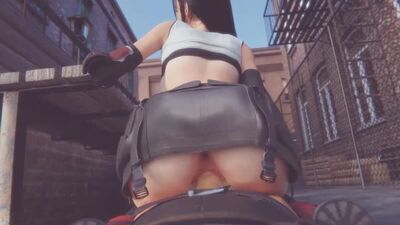 Tifa Lockhart x Cloud Strife - chevauchée ; anus ; chatte ; sodomie ; orgasme ; éjaculation interne ; branlette ; porno hentai 3D ; [Final Fantasy]