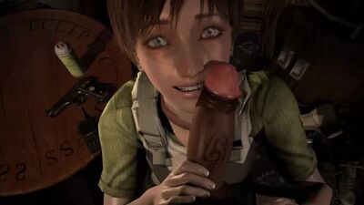 Ребекка Чемберс – BBC; қолмен жасалатын мастурбация; мастурбация; 3D жыныстық хентай порно; [Resident Evil]