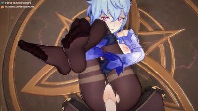 (Sonido) Sexo desde el punto de vista de Ganyu [Genshin Impact; porno; hentai; tetas grandes; culo; R34; Blender; porno; sexo; hentai; Genshin]