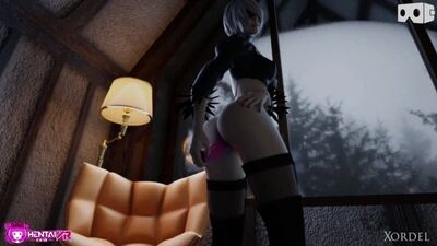 (Son) Masturbation en solo de Yorha 2B [NieR: Automata ; Porno ; Hentai ; Gode ; Android ; R34 ; Sexe ; Blender ; порно ; секс ; хентай ; соло]