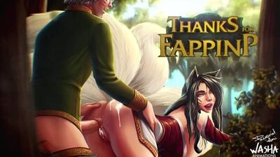 (Dźwięk) Animacja erotyczna z Ahri [League of Legends, LoL; porno; hentai; R34; seks; porno; seks; hentai; League of Legends]