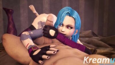 (Dźwięk) Jinx – widok z perspektywy pierwszej osoby – masturbacja ręczna, wersja erotyczna 3 [League of Legends, LoL; porno; hentai; R34; SFM; porno; seks; hentai; League of Legends]