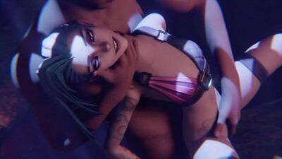 (Dźwięk) Jinx i seks [League of Legends, LoL; porno; hentai; R34; Blender; porno; seks; hentai; League of Legends]