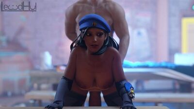 (Dźwięk) Ana Amari – wersja futanari 1 [Overwatch; porno; hentai; dziewczyna z penisem; R34; seks; Blender; porno; seks; hentai; futanari; Overwatch]