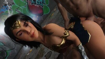 (Sonido) Sexo con Wonder Woman [DC; Diana Prince; porno; hentai; R34; Blender; порно; секс; хентай]