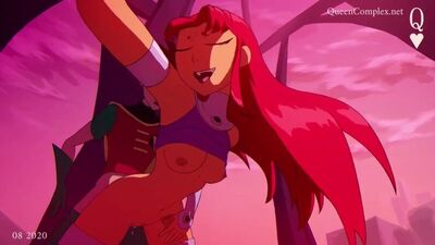 (Son) Animation érotique de Starfire [DC, Koriand'r ; Porno ; Hentai ; R34 ; porno ; sexe ; hentai ; animation]