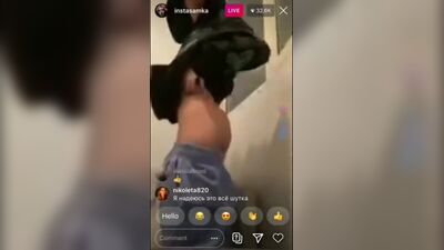 Instasamka | Инстасамка – Stream; Live; großer Hintern; freches Mädchen; Muschi; [Porno; Original]