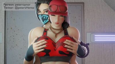 (Звук) Футанарі з червоним нефритом і рубіном на тілі жінки [Fortnite; порно; хентай; дівчина-член; R34; секс; Blender; порно; секс; хентай; футанарі; Fortnite]